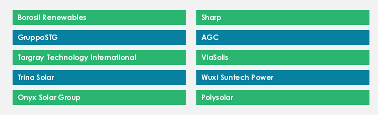 Top Suppliers in the Solar Photovoltaic Glass Market
