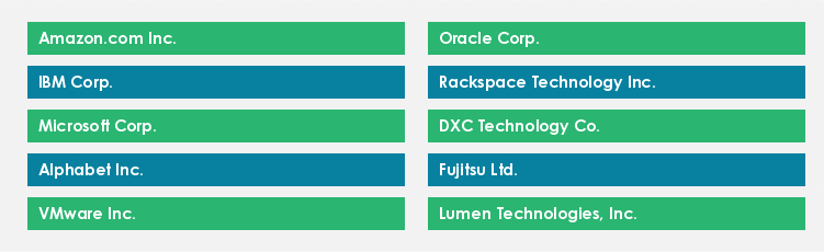 Top Suppliers in the IaaS Market