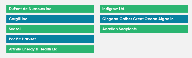 Top Suppliers in the Commercial Seaweed Market