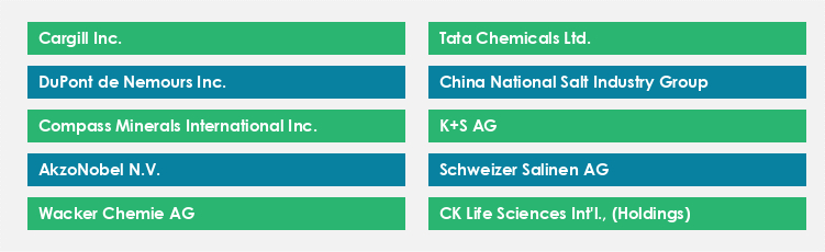 Top Suppliers in the Sodium Chloride Market