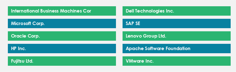 Top Suppliers in the Server Software Market
