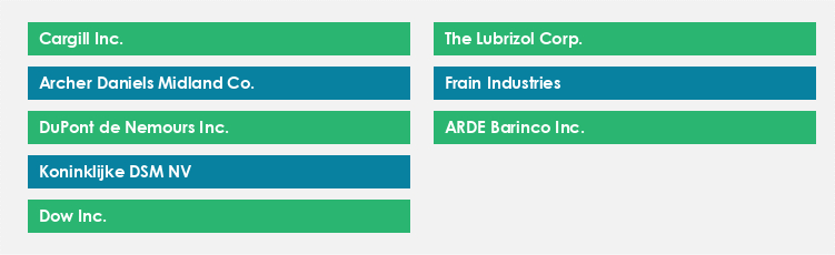 Top Suppliers in the Emulsifiers Market Market