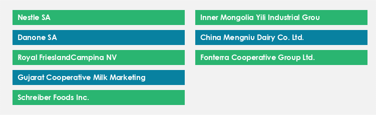 Top Suppliers in the Dairy Derivatives Market Market