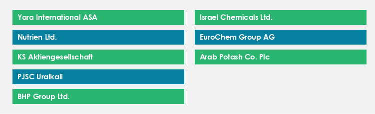 Top Suppliers in the Potash Market